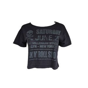 mall goth graphic crop top